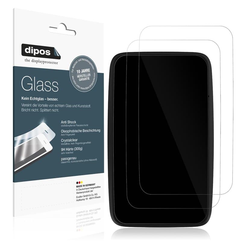 dipos I 2x Protection ecrán compatible avec TomTom Go Classic Lite 6 Zoll Verre souple Film Protecteur 9H