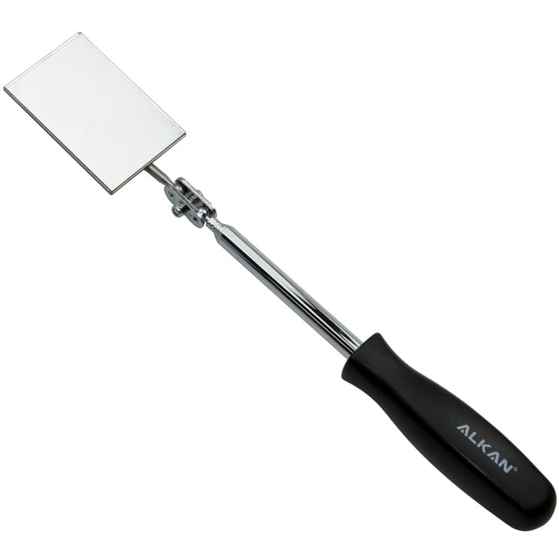 Miroir d'inspection télescopique qualité professionnelle Miroir Taille 65 x 43 mm (Rectangle) Longueur 720 mm überwachungsspiege