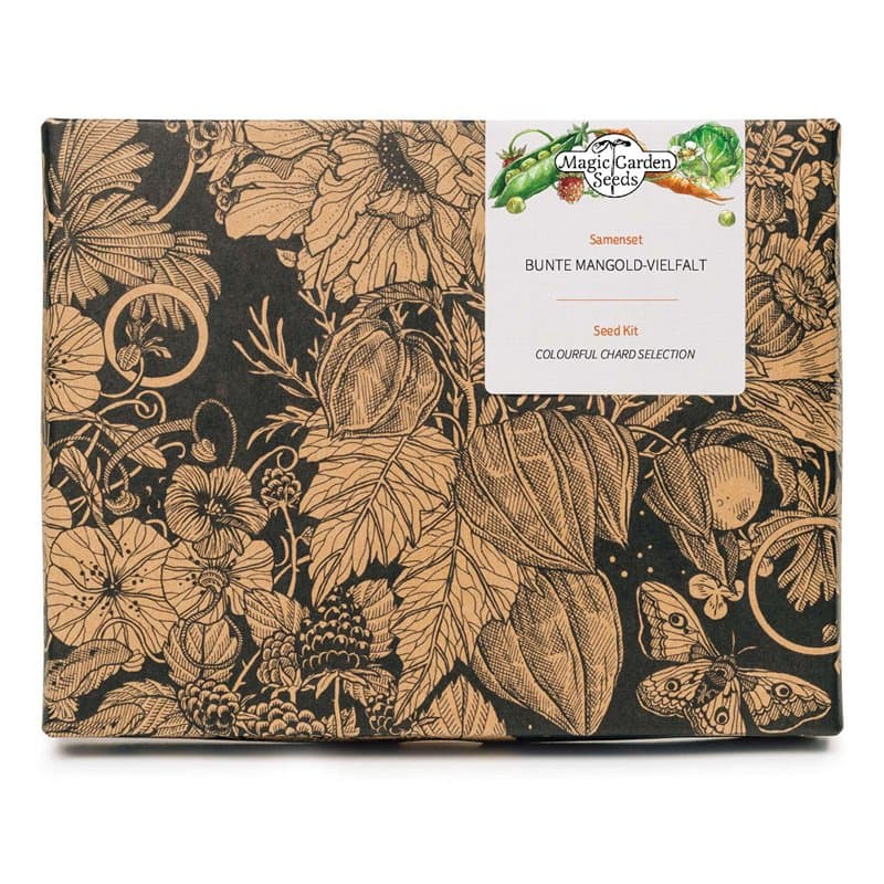Bettes à cardes multicolores - Coffret cadeau de semences avec 3 variétés colorées