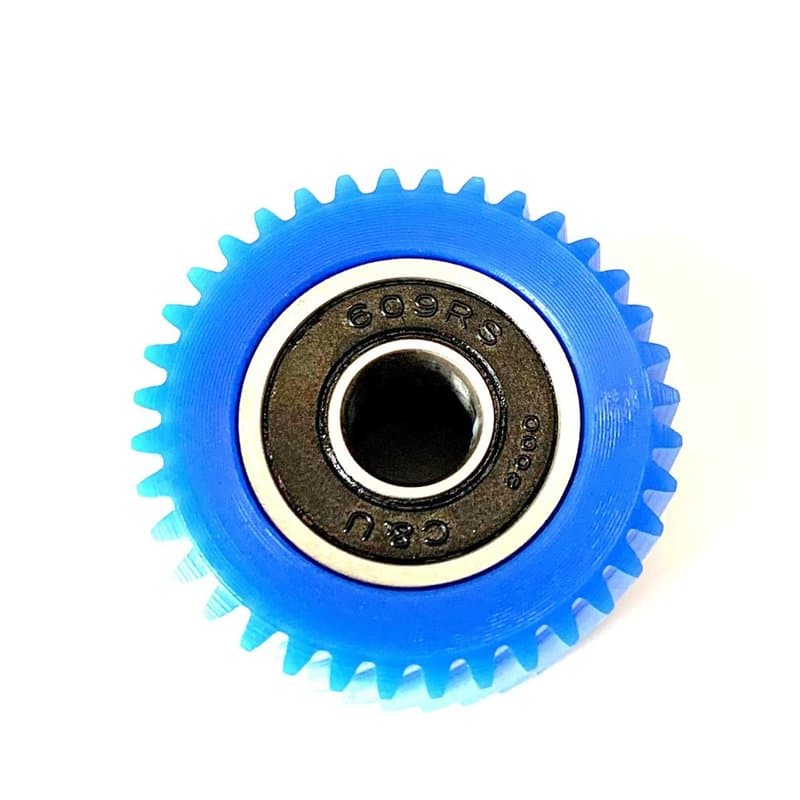 Enerpower Roue dentée de rechange en plastique bleu ou blanc pour moteur Tongsheng TSDZ2 36 V et 48 V