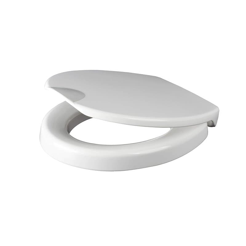 Grünblatt Abattant de WC hygiénique Health Care - Avec rehausseur de siège de 5 cm et système d'abaissement automatique - Fixati