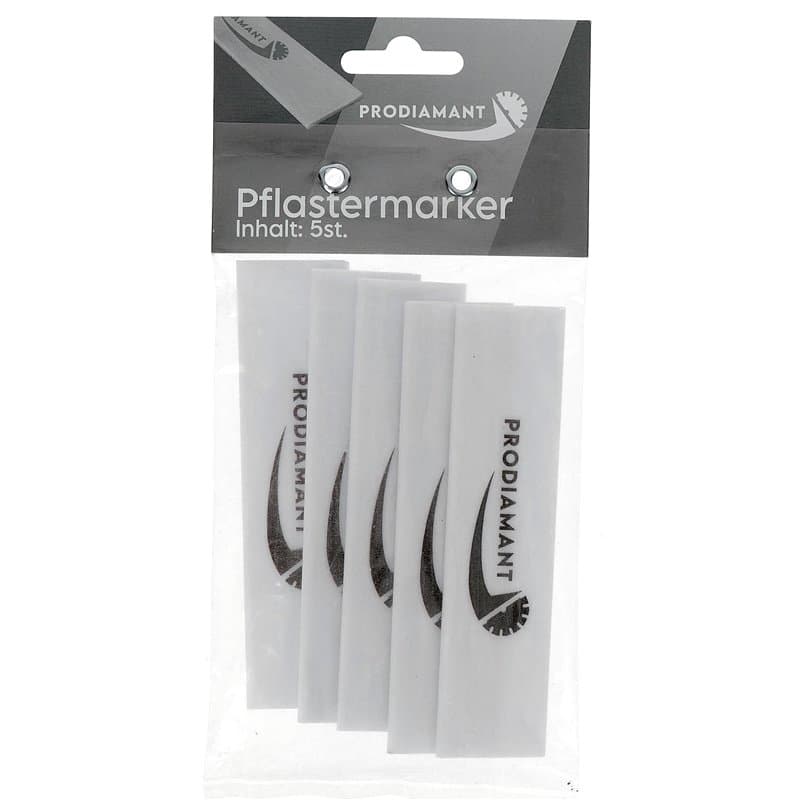 PRODIAMANT Lot de 5 marqueurs pour pavés, incassables, durables, résistants aux intempéries, idéaux pour la construction, le jar