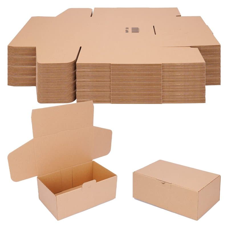 verpacking 100 boîtes pliantes 25 x 15 x 10 cm brun (dimensions extérieures 25,8 x 15,8 x 10,5 cm) WP 30 carton d'expédition car