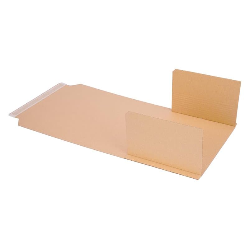 verpacking 100 x emballage livre 28 x 20,5 x 2 Ã 7 cm étui d'expédition fermeture adhésive, brun - BV 3 carton, cartons, carton