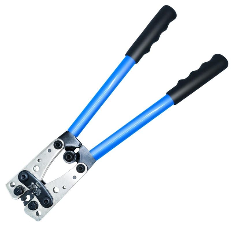CCLIFE Pince à Sertir Réglable Cliquet de Sertissage Pince pour Cosses de Electrique Câble 6-50 mm² (AWG 10-0)