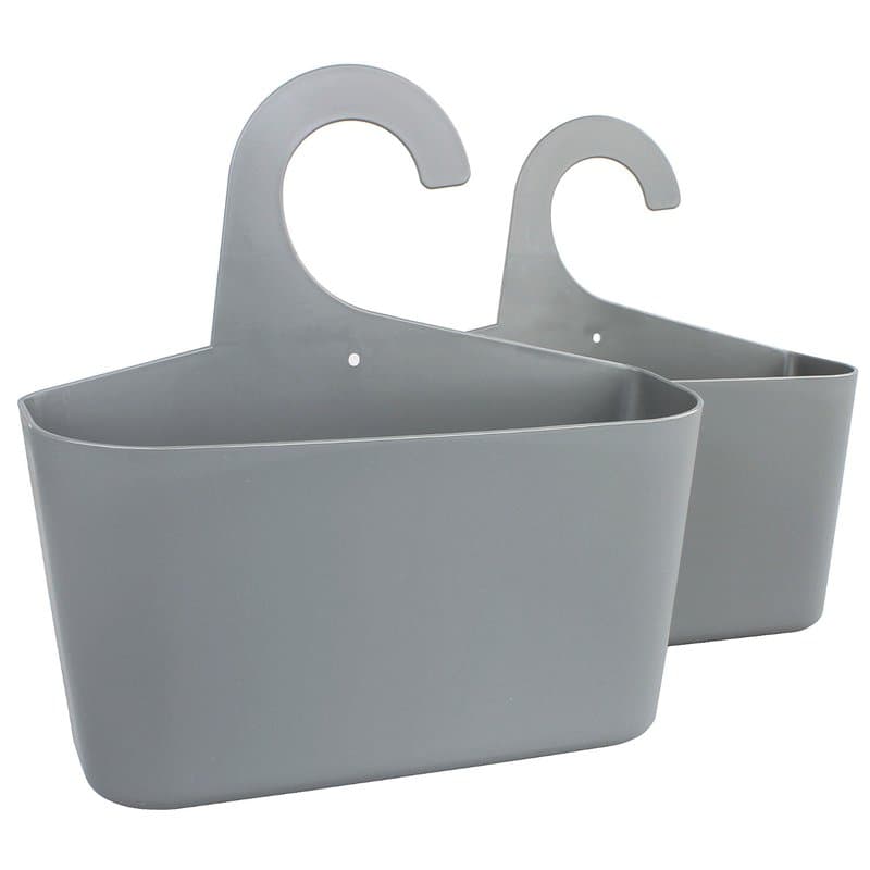 meberg LA05 Panier de douche en plastique à suspendre / rangement pour salle de bain et cuisine