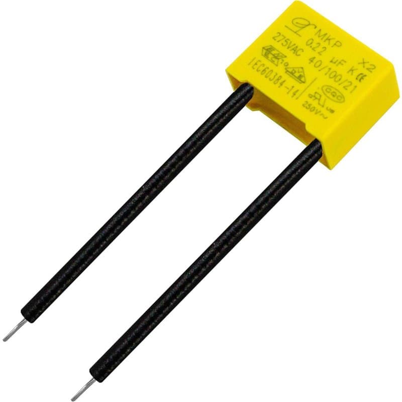 Lumonic MKP Condensateur antiparasite pour lampes LED 0,22µF | 275V AC Tension X2 Condensateur antiparasite | Condensateur antip