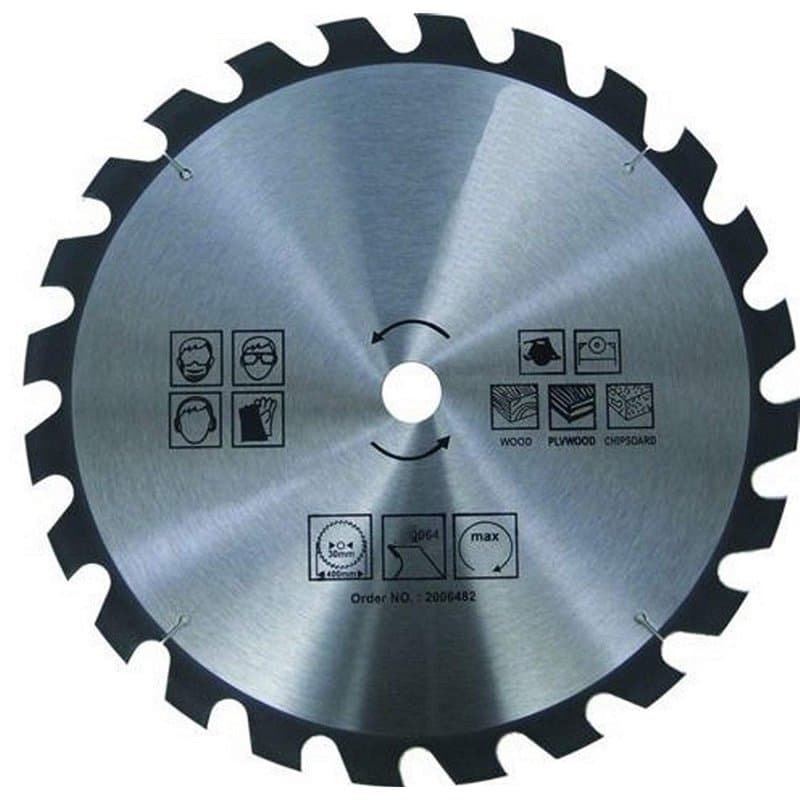 Lame de scie circulaire pour bois - Ø 100 x 30 mm / 24 dents | Scie circulaire portative | HM - Carbure | pour scier dans le boi