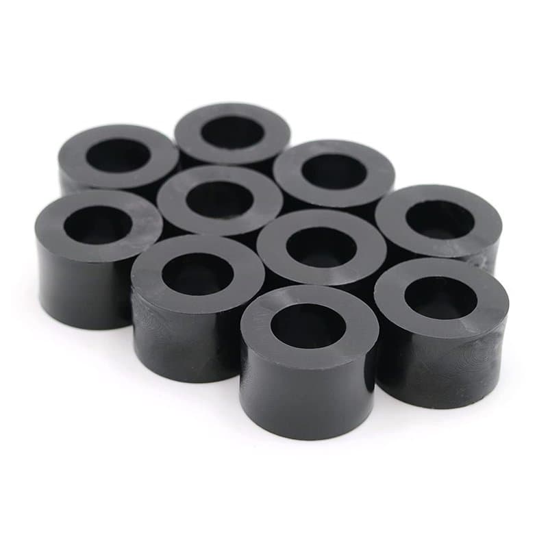 Design61 Lot de 10 entretoises rondes en polyéthylène HD - Longueur : 14 mm - Diamètre : 15/8,2 mm - M8