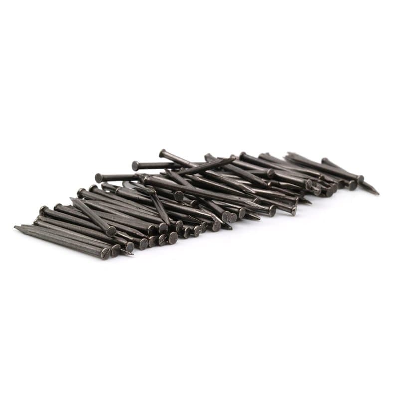 Design61 Lot de 100 goupilles en acier à tête fraisée 1,5 x 20 mm Blanc