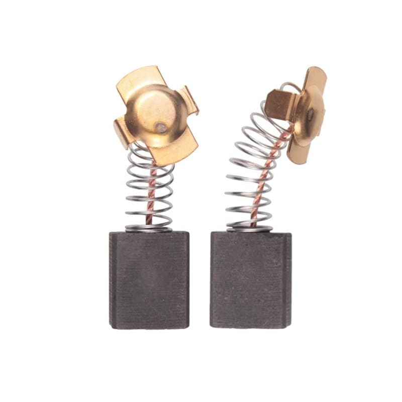 Lot de 2 charbons moteurs/balais de charbon/charbons abrasifs 8 x 14,5 x 17 mm pour de nombreux outils électriques tels que DWT
