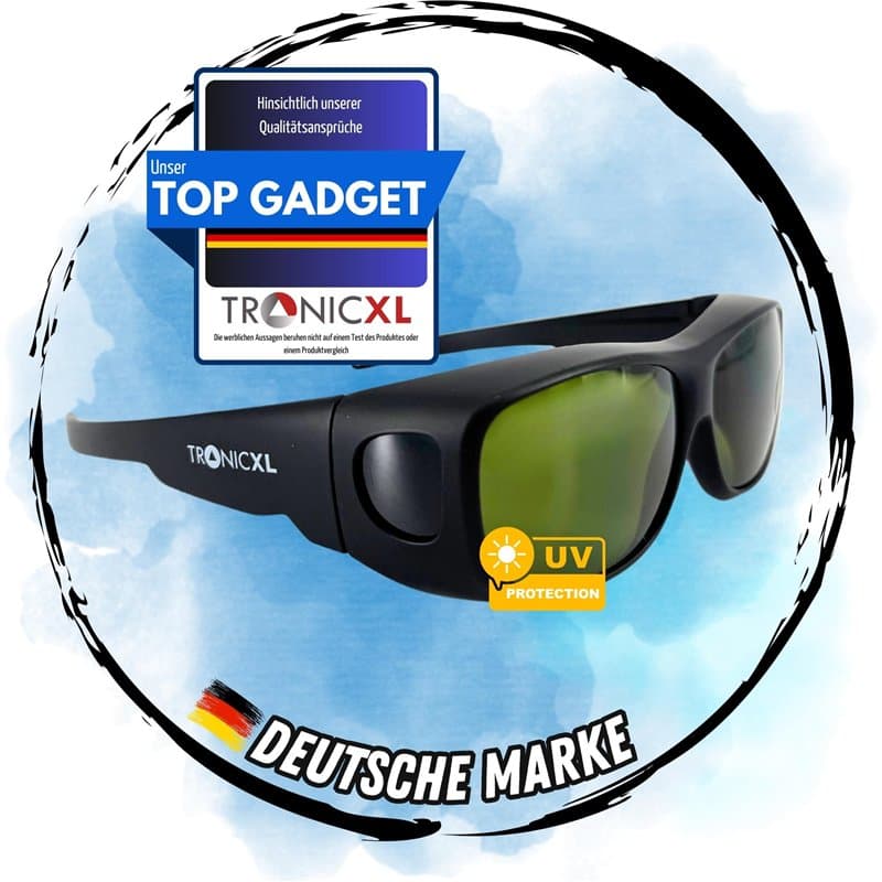 TronicXL Grow Lunettes de protection UV LED à spectre complet pour la growbox, les plantes, les serres, la culture hydroponique,
