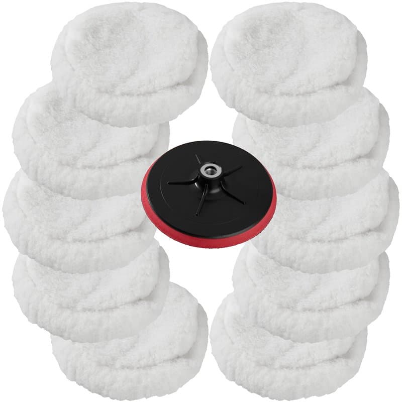 10 peaux de polissage + disque de polissage pour machine à polir .