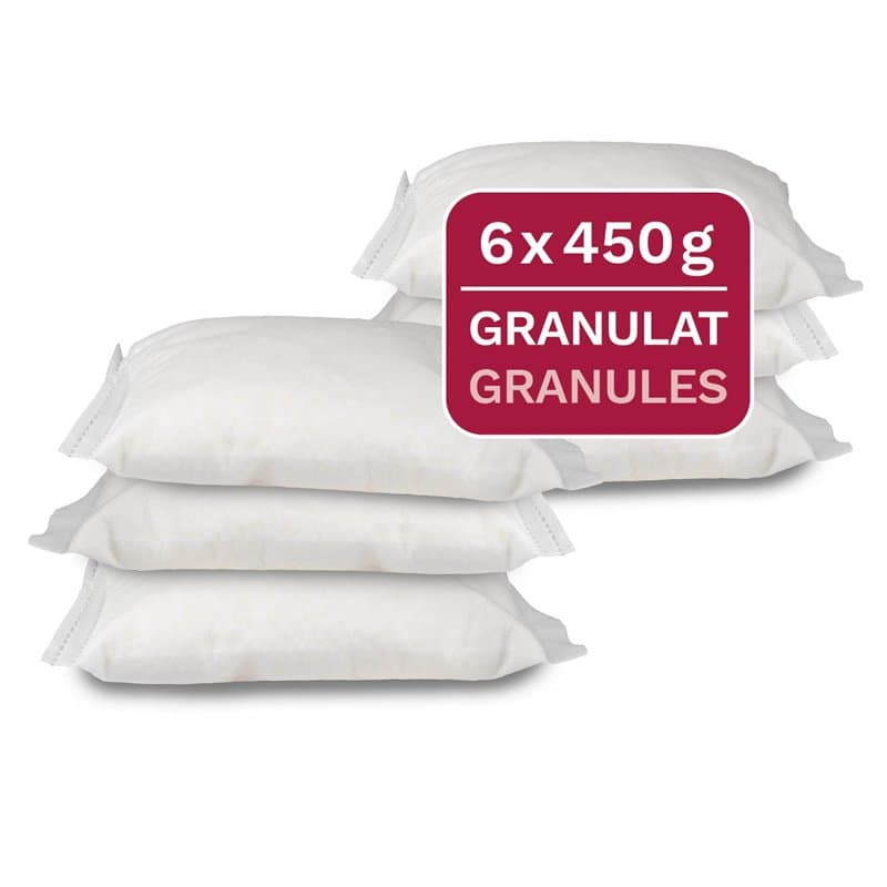 Recharge déshumidificateur universel, 6 x 450 g de granulés en sachet non tissé, convient aux déshumidificateurs d'air ambiant c