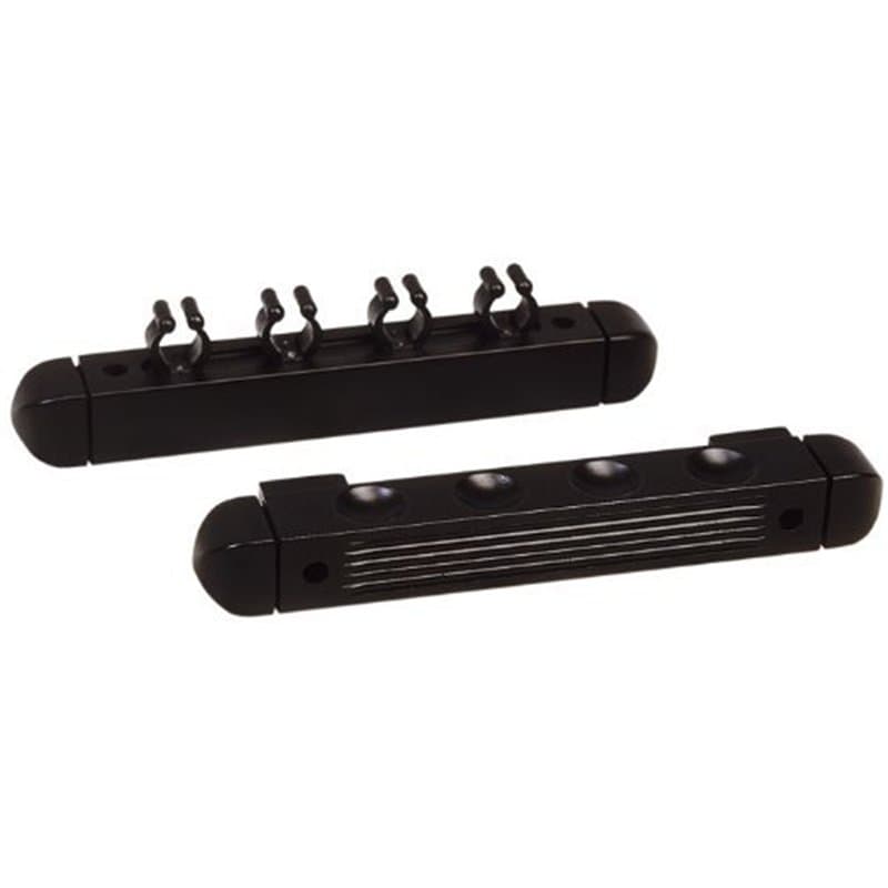Porte-queues de billard mural - Pour 4 queues de billard – Noir