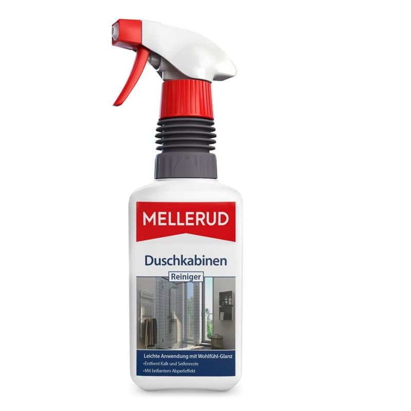 MELLERUD Nettoyant pour cabine de douche | 1 x 0,5 l | Spray efficace contre les résidus de calcaire et de savon dans la douche