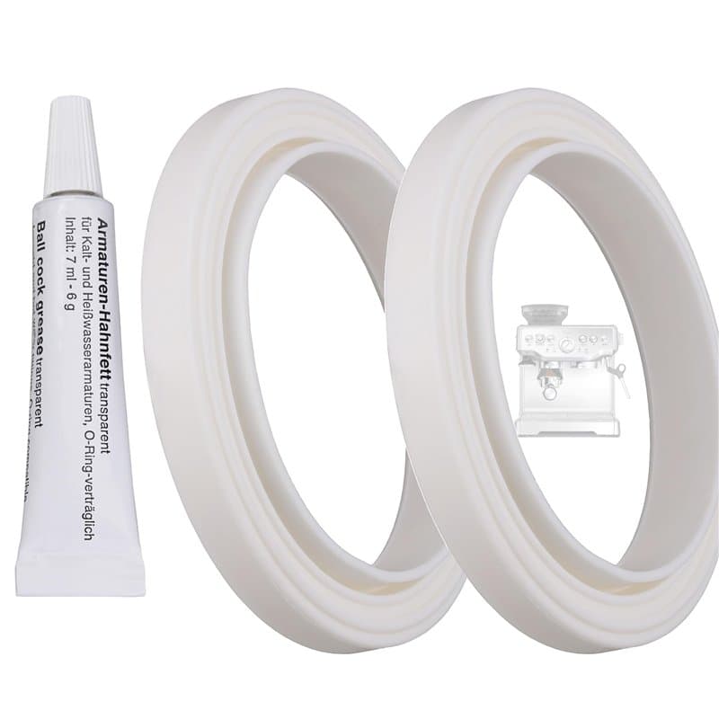 Lot de 2 joints toriques pour porte-filtre de machine à café compatible avec le groupe de percolation Sage Gastroback & Breville