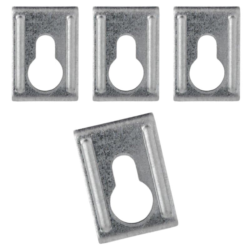 103693 Lot de 4 supports muraux pour IKEA PAX KALLAX METOD Plaque de montage murale Convient comme pièce de rechange pour IKEA P