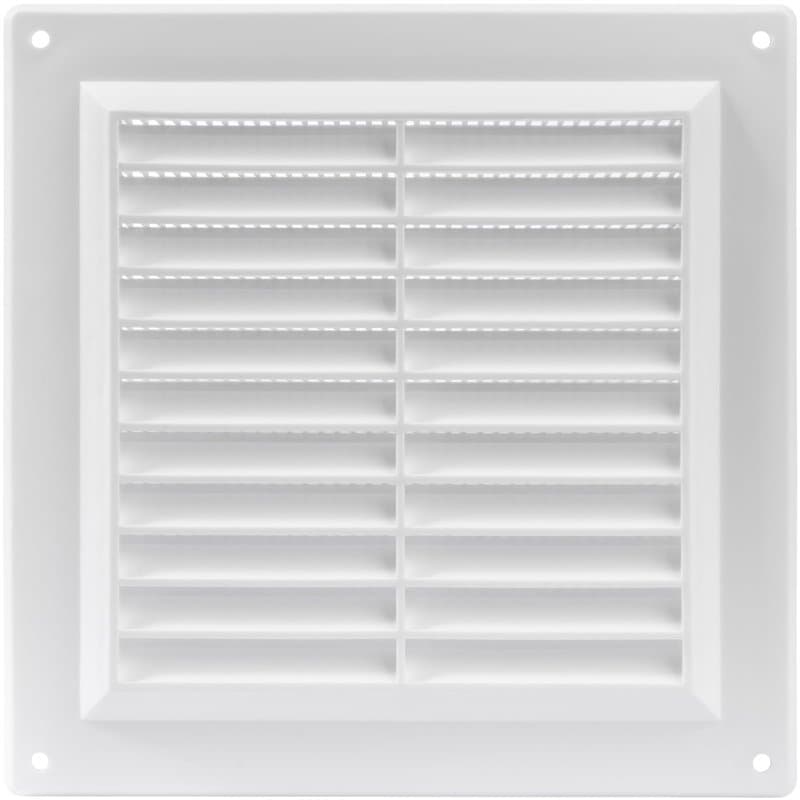 Grille d'aération en plastique avec protection anti-nuisibles intégrée pour grille d'aération de 15,2 cm - Couvercle de ventilat