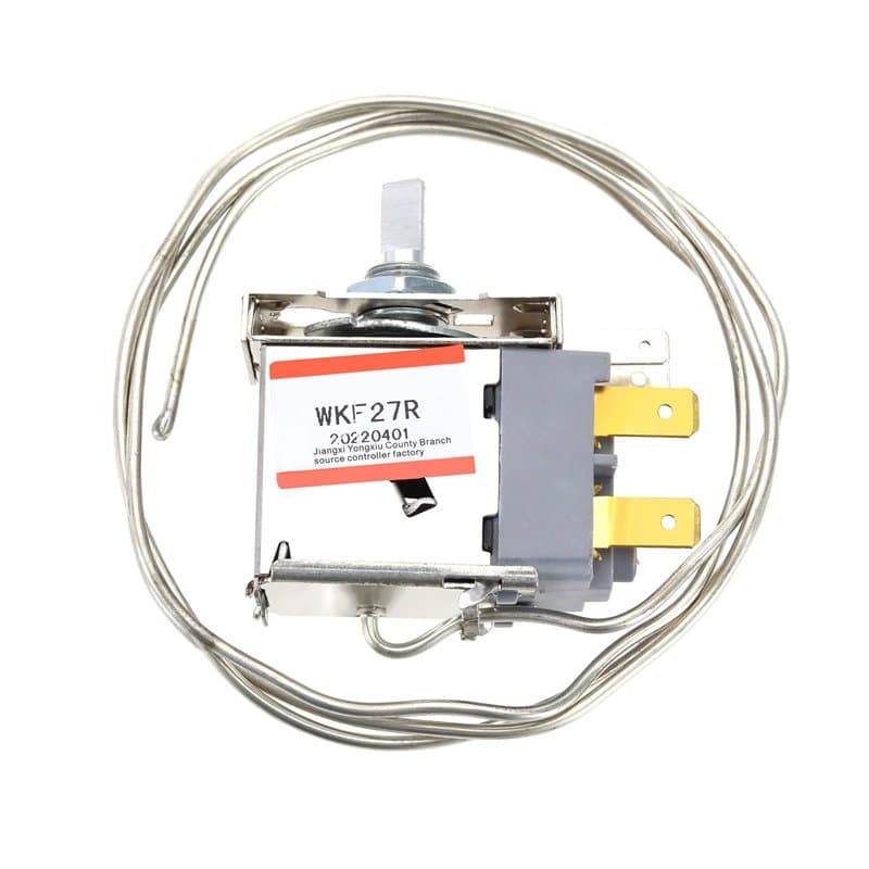 Thermostat de Réfrigérateur à 2 Broches Contrôleur de Température pour Réfrigérateur-congélateur Régulateur de Température Compa