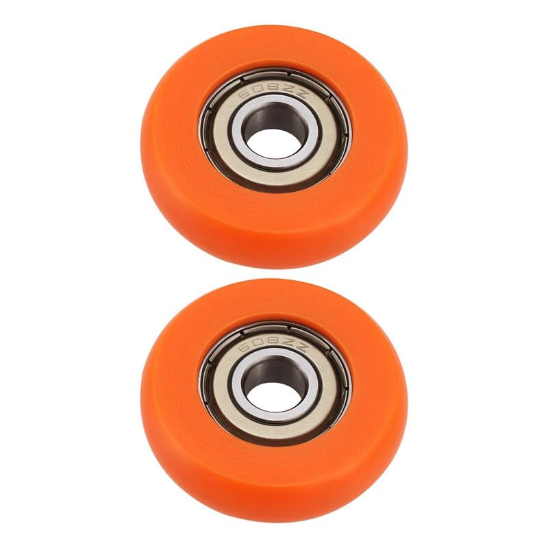 OTOTEC Lot de 2PCS Roues de Siège pour Rameur Diamètre Extérieur 36 Mm Largeur 10 Mm Diamètre Intérieur 8 Mm Roue à Rouleaux en