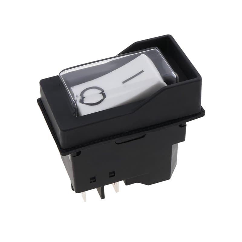 EMSea 1 Pièce Interrupteur électromagnétique à Bascule YH02-A à 4 Broches Compatible avec KEDU KJD16 Divers équipements de Machi
