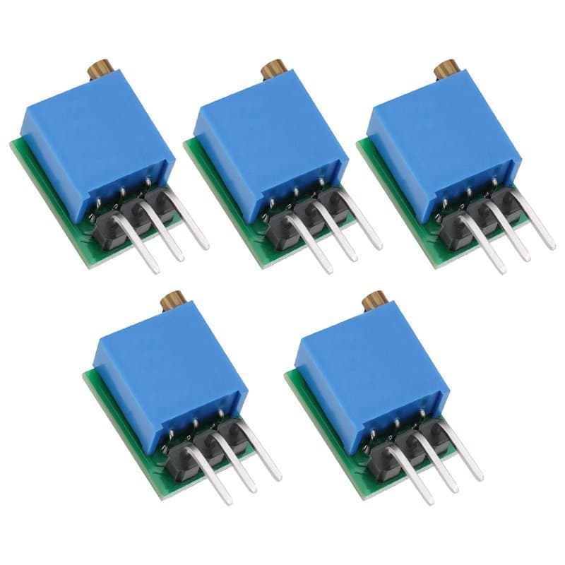 EMSea 5 Pièces Générateur de Signal Réglable 0,8 Hz-60 Hz 5 Pièces Générateur de Signal à Onde Carrée Module NE555 Générateur de