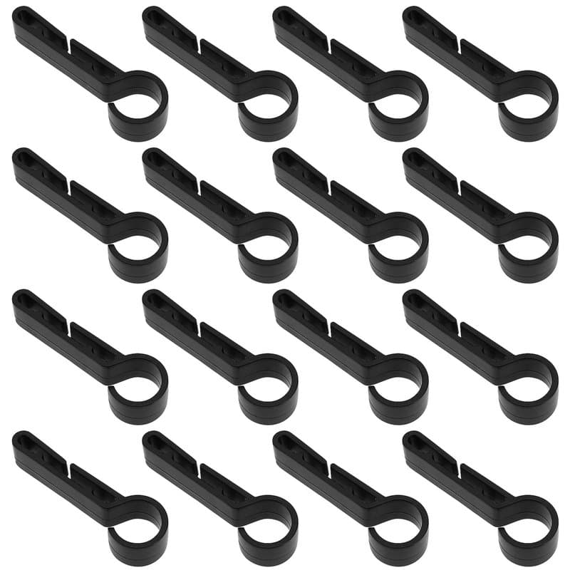 eMagTech 30pcs Clip de Casque pour Phares Crochets de Montage de Phare pour Casque à Bords étroits Divers Phares pour la Constru