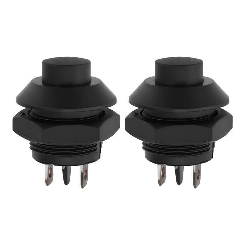 eMagTech Lot de 2 Interrupteurs à Bouton-Poussoir de Démarrage pour Voiture Interrupteurs à Bouton-Poussoir Momentanés pour Voit