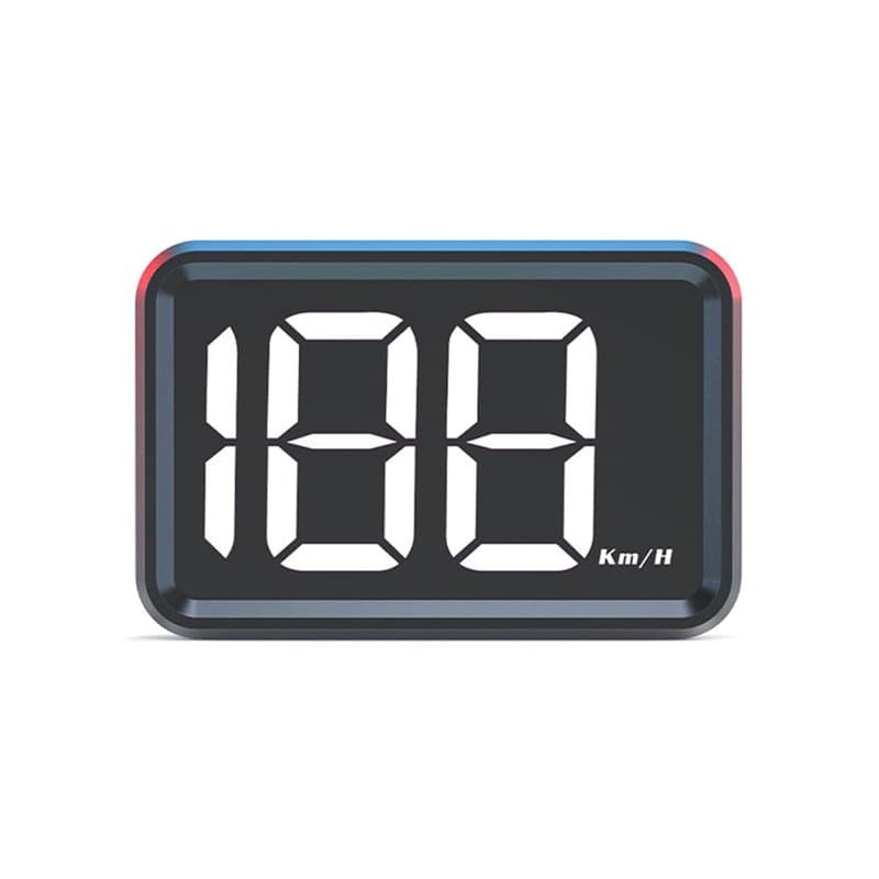 YEHEI Compteur de Vitesse Numérique GPS HUD pour Voiture et Moto, Accessoires LED HD KM/H