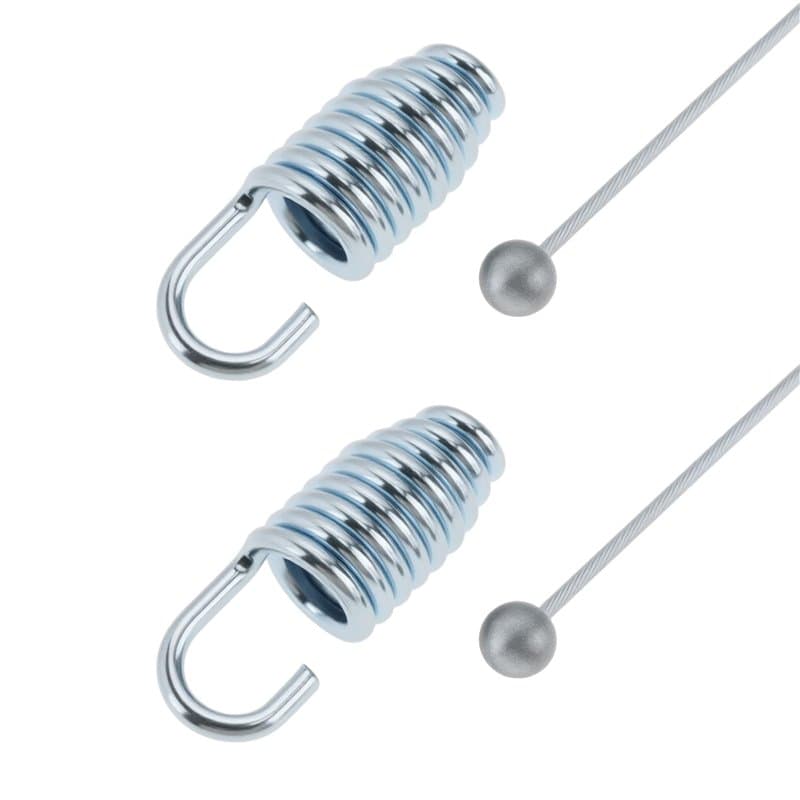 ECSiNG Lot de 2 câbles Bowden avec ressort pour tondeuse à gazon, frein moteur, accélérateur