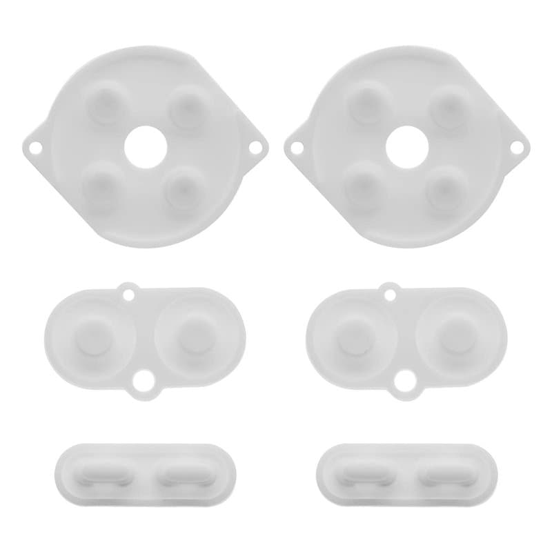 eMagTech 2 Set Coussinet de Bouton Conducteur en Caoutchouc Pièce de Réparation de Remplacement de Bouton de Manette Compatible