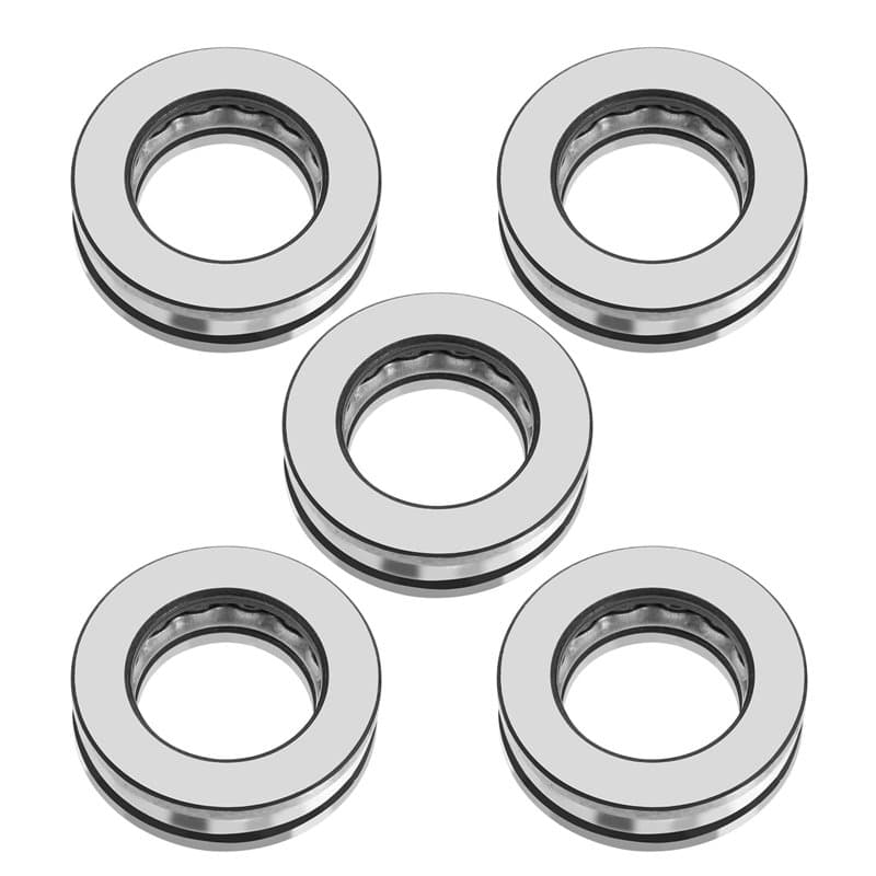 eMagTech 5pcs 51104 Roulement à Billes de Butée à Billes Axiale Roulement de Butée 3-en-1 20x35x10mm en Acier à Haute Teneur en