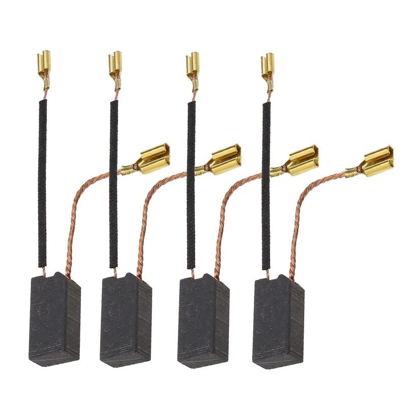 ECSiNG 2 Paires Balais de Charbon 6.3x10x19mm/0.25x0.39/0.75pouce Pièce de Rechange de Moteur Compatible avec HILTI TE54 TE55 TE