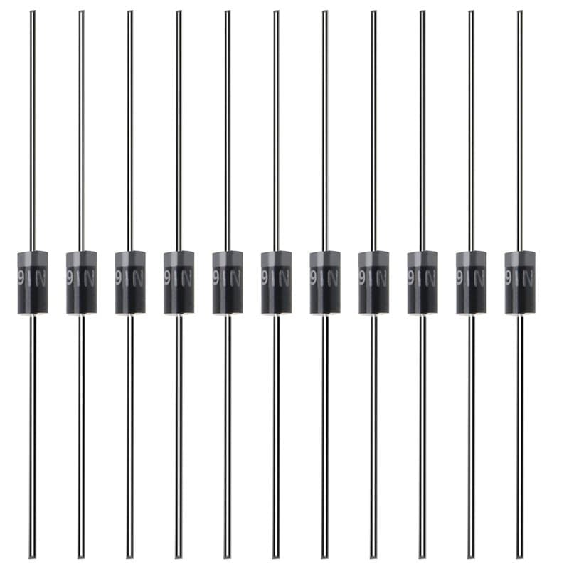 ECSiNG Lot de 100 diodes Schottky 1N5819 1 A 40 V Schottky Barrier Rectifier Diodes Composants électroniques pour panneau solair