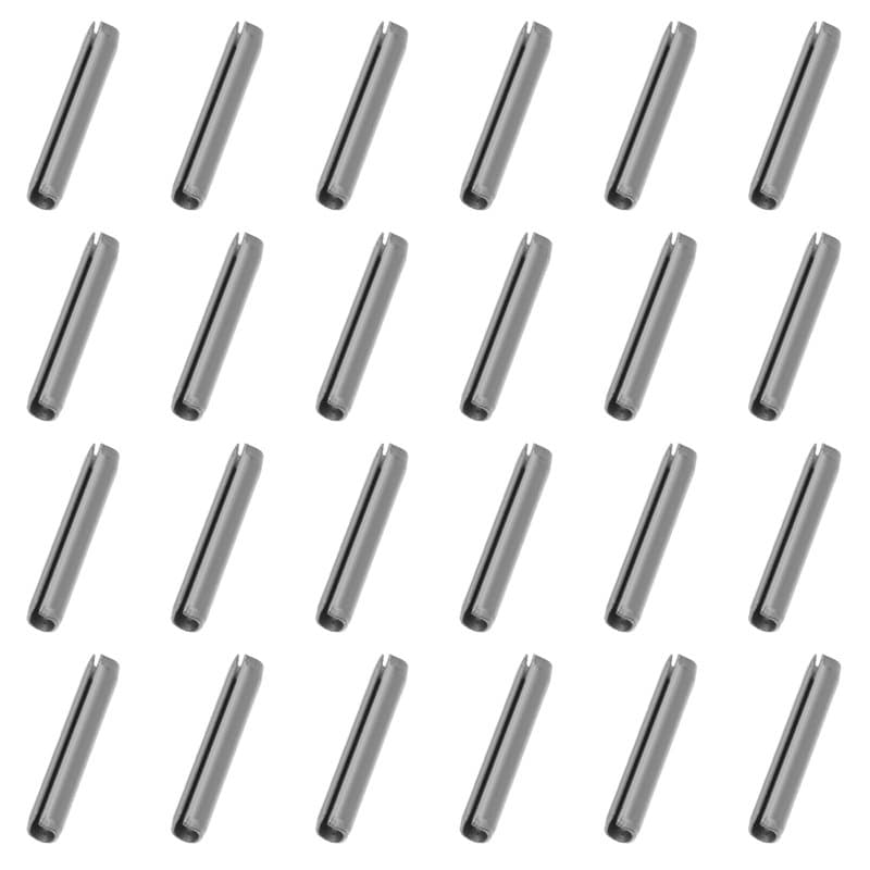 ECSiNG 100pcs Goupille Fendue 9.4x1.7mm Goupilles de Tension à Ressort Goupilles Cylindriques Voiture Clé Pliante Fixation de la