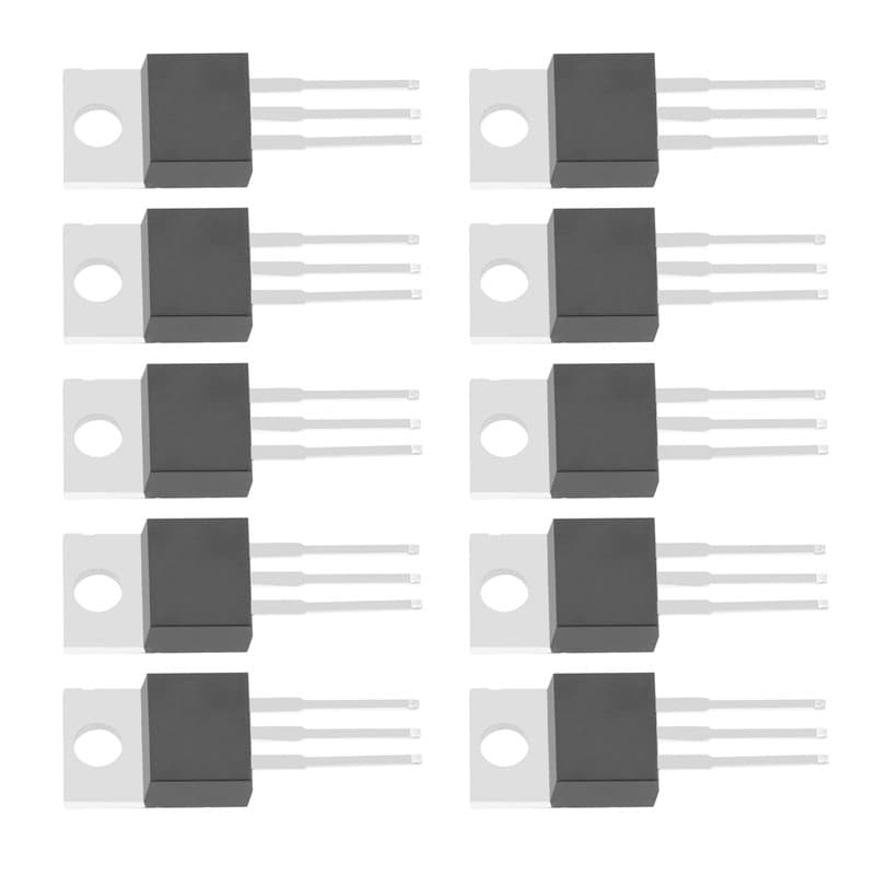 ECSiNG 10pcs LD1117V33 Régulateur de Tension 3.3V 950 MA TO-220 Régulateur de Tension Linéaire à 3 Broches Instruments de Précis
