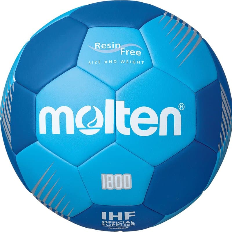 Molten Handball H3F1800-BB, sans résine, Taille 3, Bleu Clair/Bleu