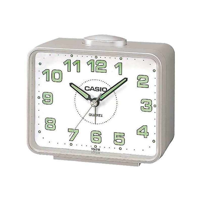 Casio - TQ-218-8EF - Réveil - Quartz Analogique - Alarme Répétitive