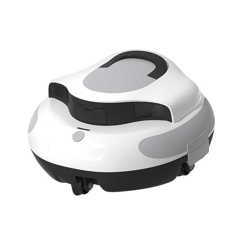 hzexun Robot Piscine sans Fil 100 Minutes D'autonomie, Aspirateur de Piscine Entièrement Automatique pour Piscines Hors-Sol et E
