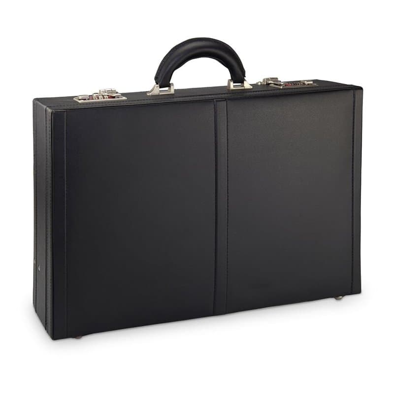 Monolith 41350MN Malette Attaché-Case avec Verrou à Code Base Extensible, Longueur 47 cm, Noir