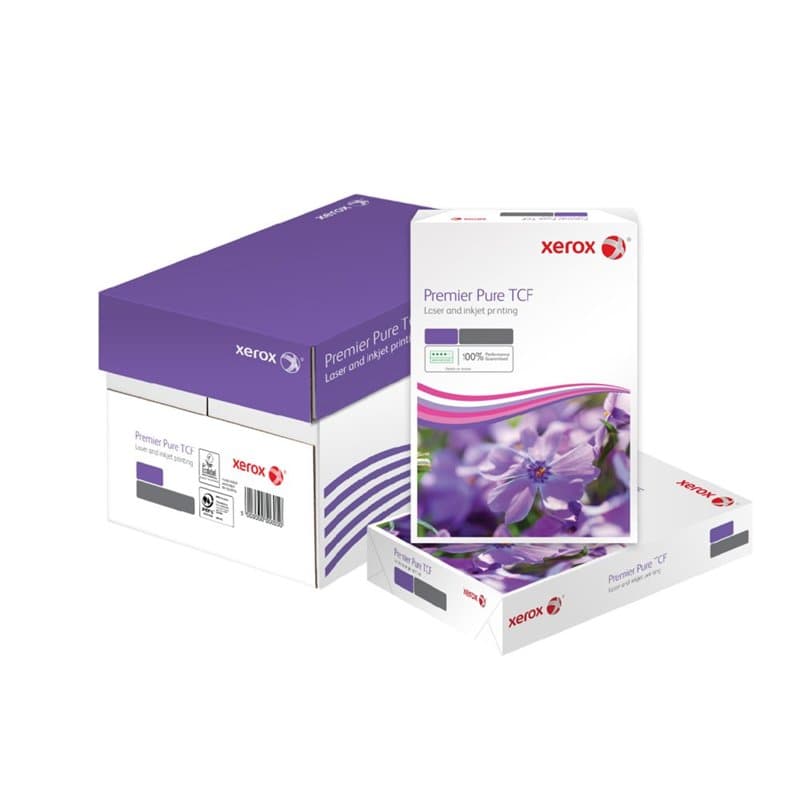 Xerox 003R91805 Ramettes de 2500 feuilles de papier A4 80 g/m² Premier TCF pour photocopieurs et imprimantes (Blanc) (Import All