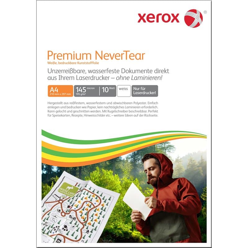 Xerox 003r98127 Premium Never Tear A4, 10 feuilles papier blanc