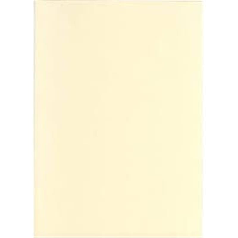 DJP Lot de 50 feuilles de papier cartonné couleur crème ivoire A5 160 g/m² pour imprimante photocopieuse