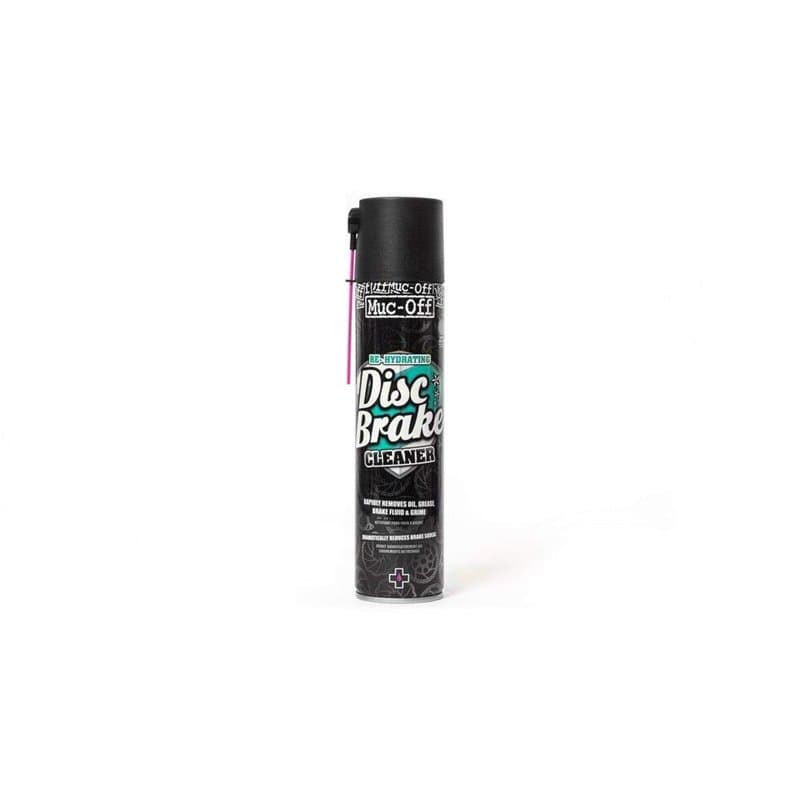 Muc-Off Disc Brake Cleaner Nettoyant pour vélo, 400 ML, très Efficace et à séchage Rapide, Spray nettoyant pour Freins de vélo,