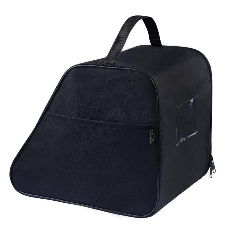 CampTeck U7239 Sac à Chaussures de Randonnée Unisexe en Polyester, Etui Chaussures de Marche - Noir
