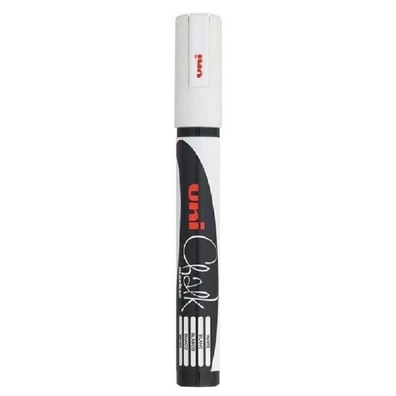 Uni White PWE-5M Marqueur à craie liquide pour tableau blanc non permanent