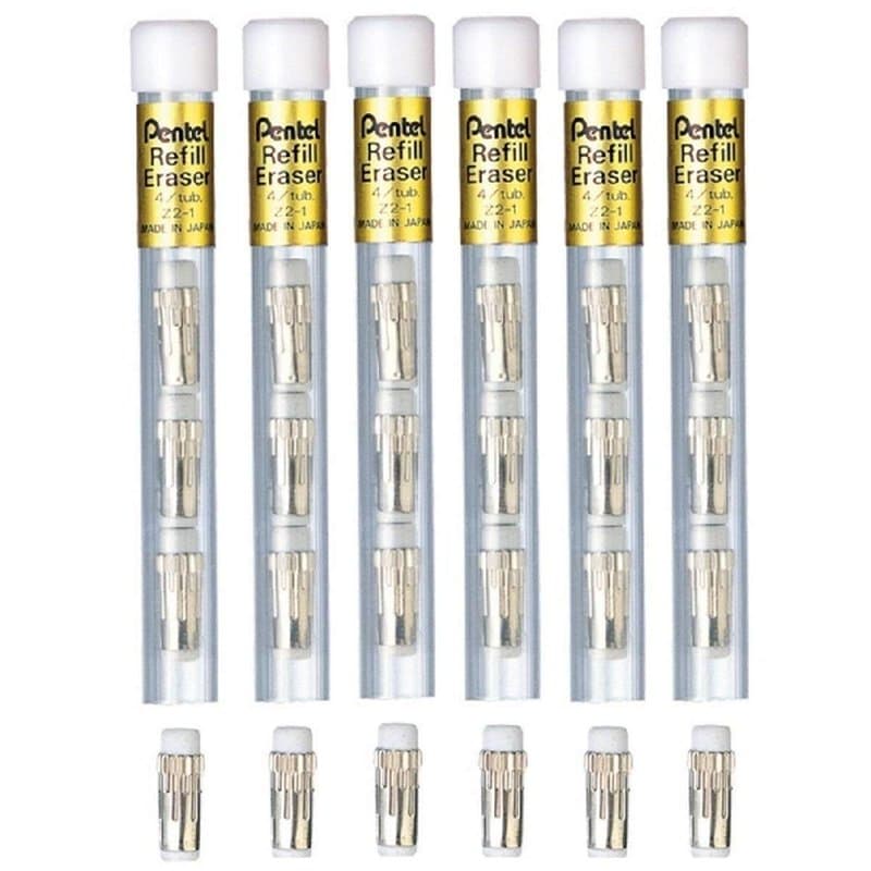 Pentel Gommes de Rechange pour la plupart des crayons comme automatique Pentel Graphgear, Sharplet pg500 pg300 P200 Kerry Energi