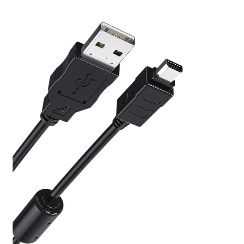 Câble de Transfert de Données USB 150cm Câble de Chargement USB compatible avec Appareils Photo Olympus CB-USB5 CB-USB6 CB-USB8