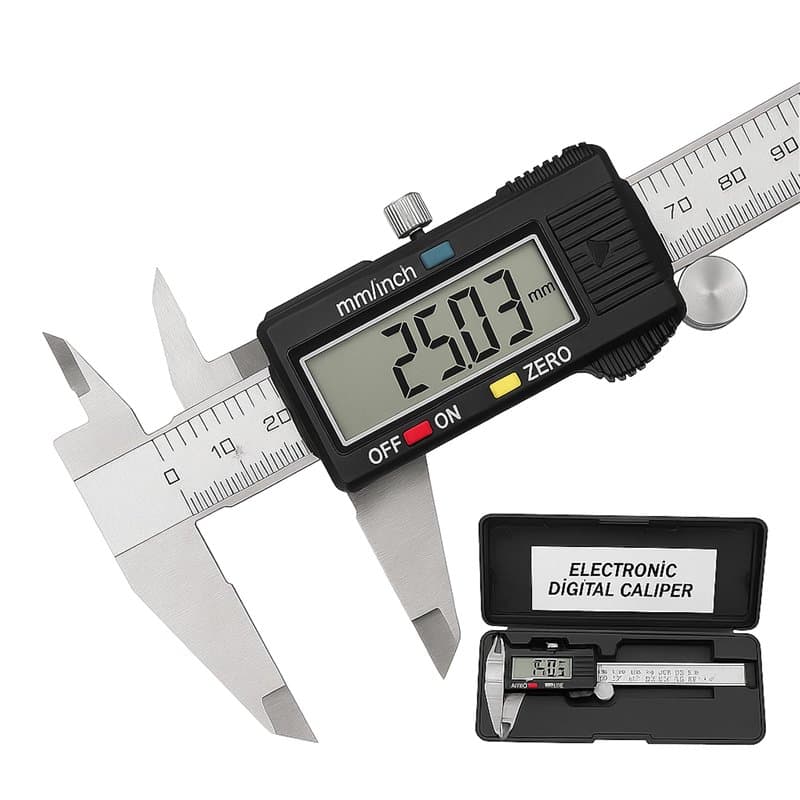 LUPO LCD Pied à Coulisse Vernier Numérique Calibre Micromètre, 150mm